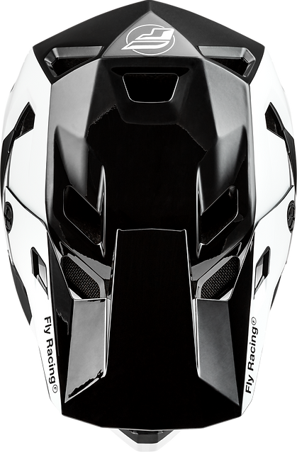 Casco Bicicleta Fly Racing Rayce Negro/Blanco 2025
