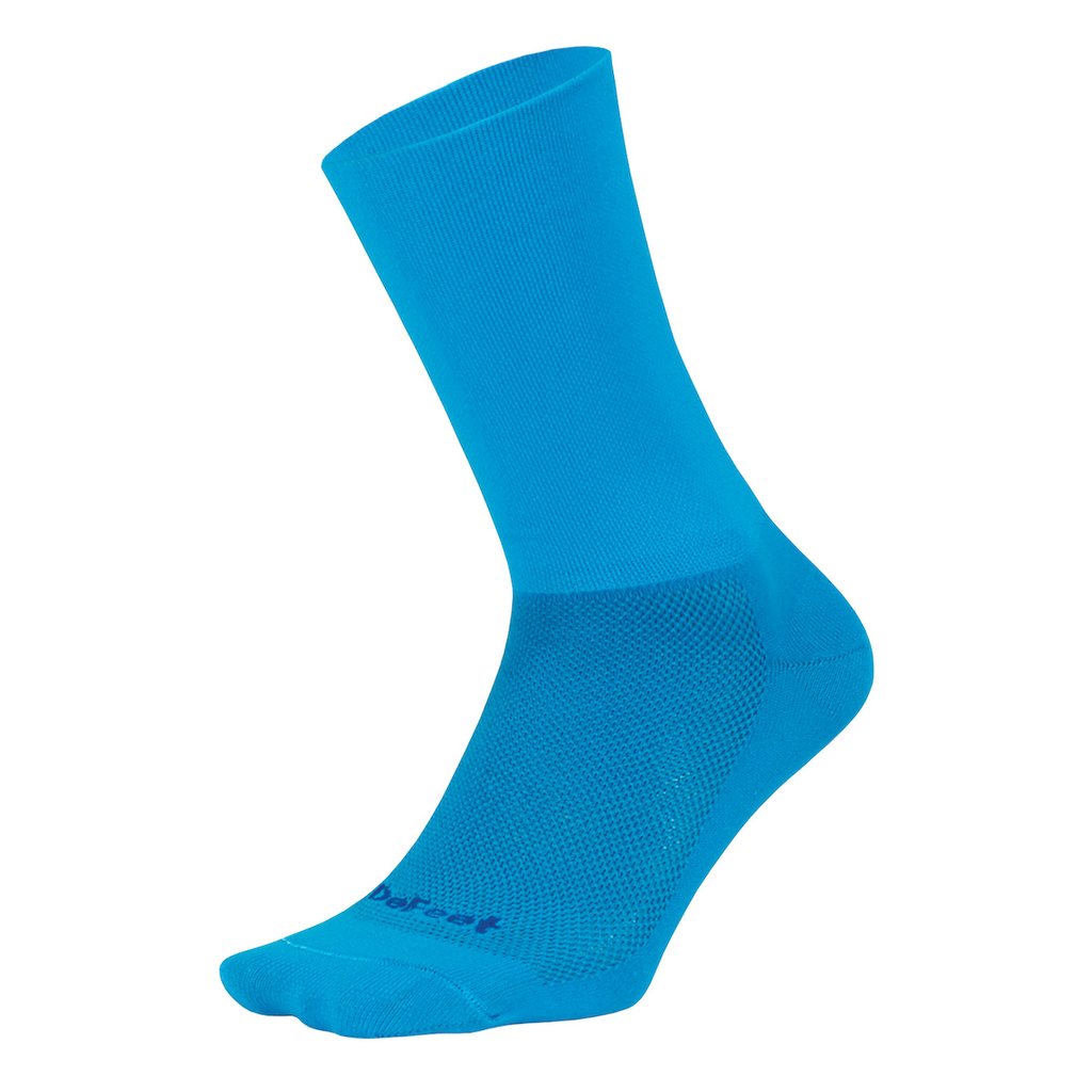 Calcetín Defeet Aireator 6 D-Logo Double Cuff Process Blue Solid Color