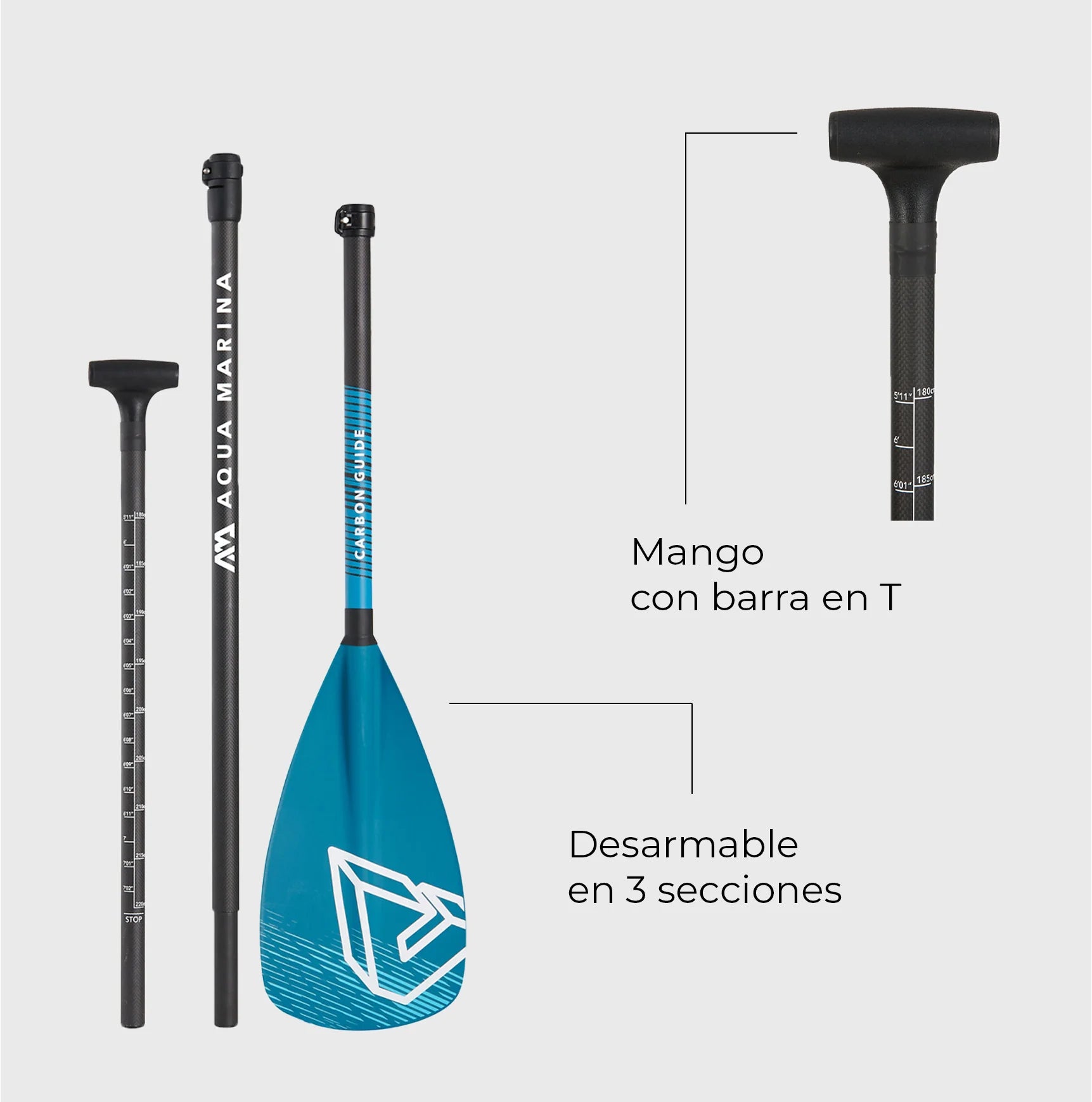 Remo SUP Aqua Marina Carbon Guide