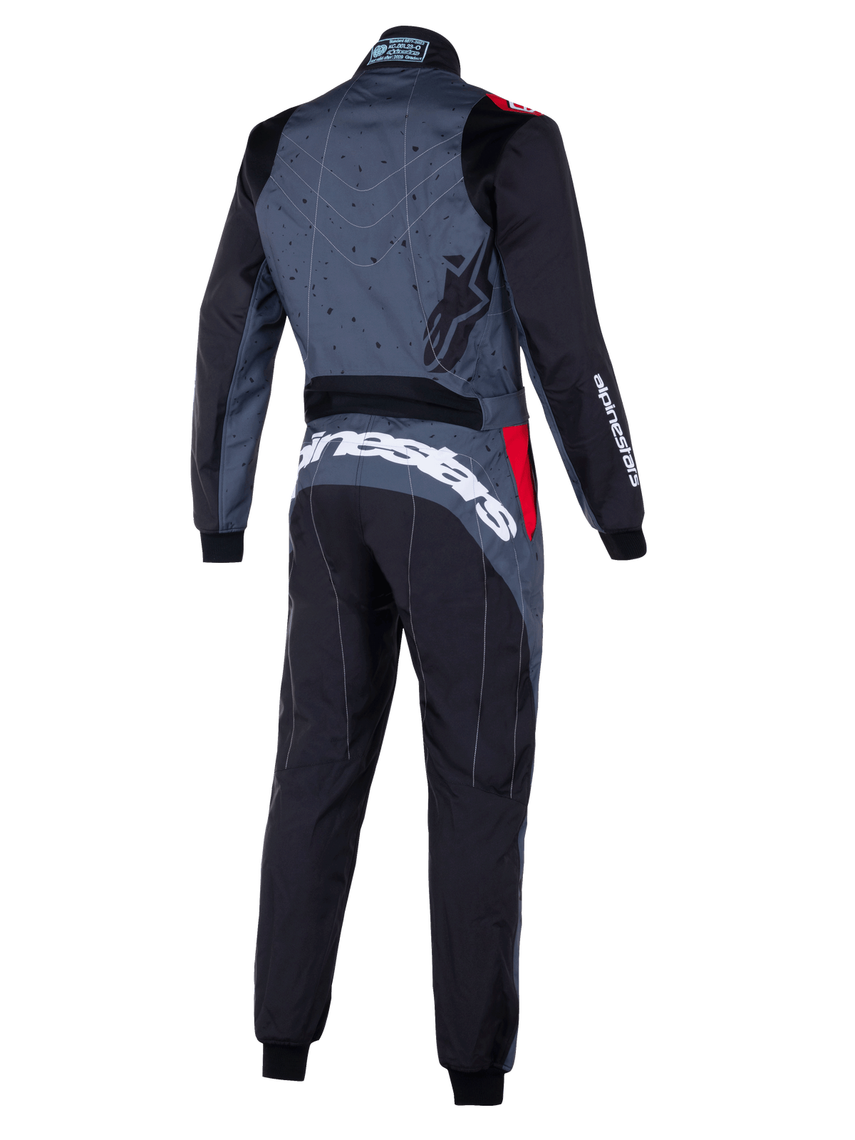 Buzo Karting Alpinestars Kmx-9 V3 Graphic 6 - Gris/Negro/Rojo 44