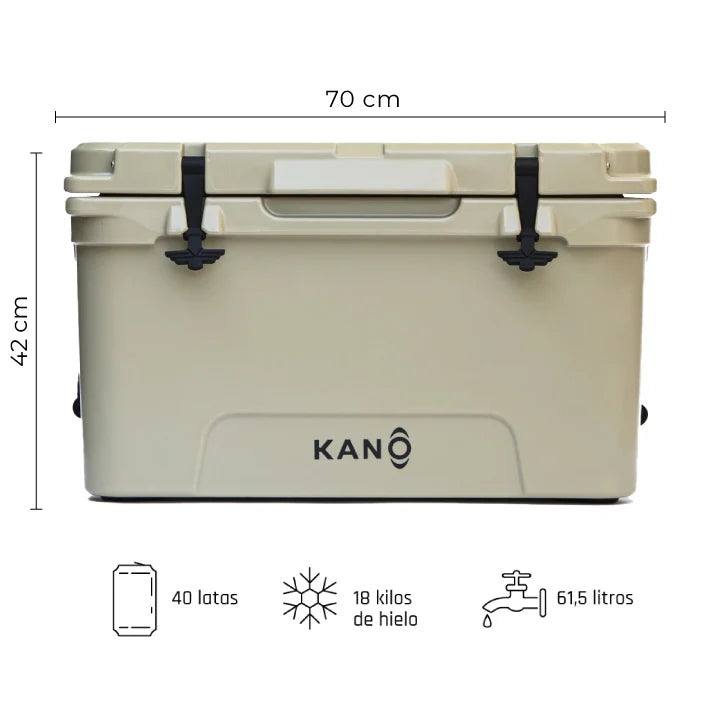 Cooler Rígido San Rafael Kano 65QT Beige