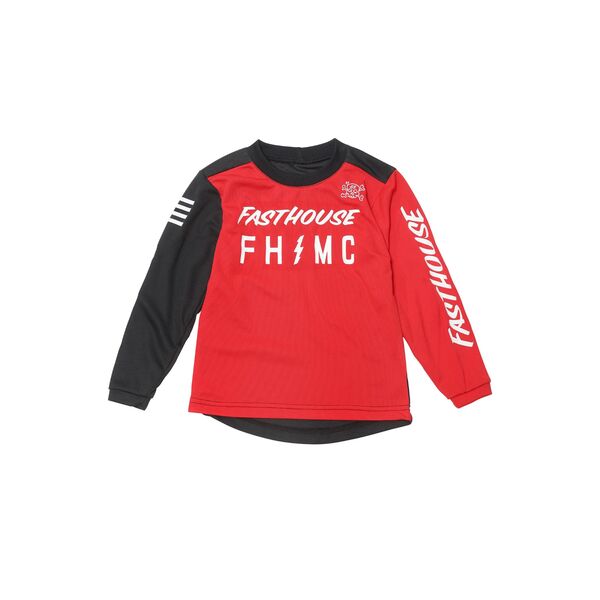 Jersey Niño Fasthouse Toddler Akin Rojo Negro