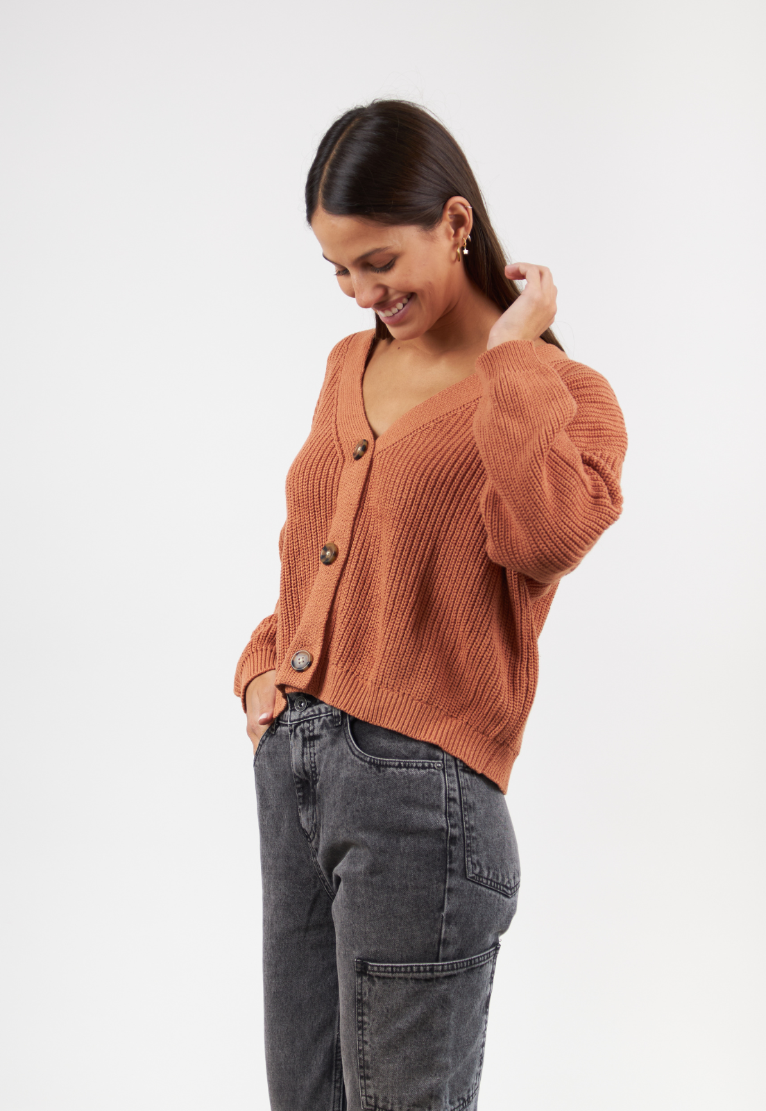 Chaleco Terracota Mujer Autumn