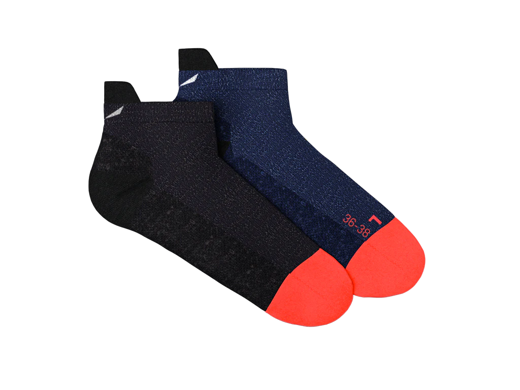 Calcetines Mujer Salewa Wildfire Low Merino/Hemp Navy Blazer