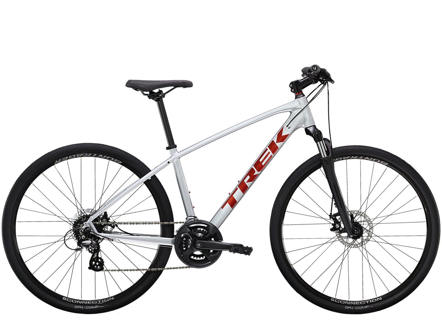 Trek Bicicleta Urbana Dual Sport 1 Plata - Rideshop