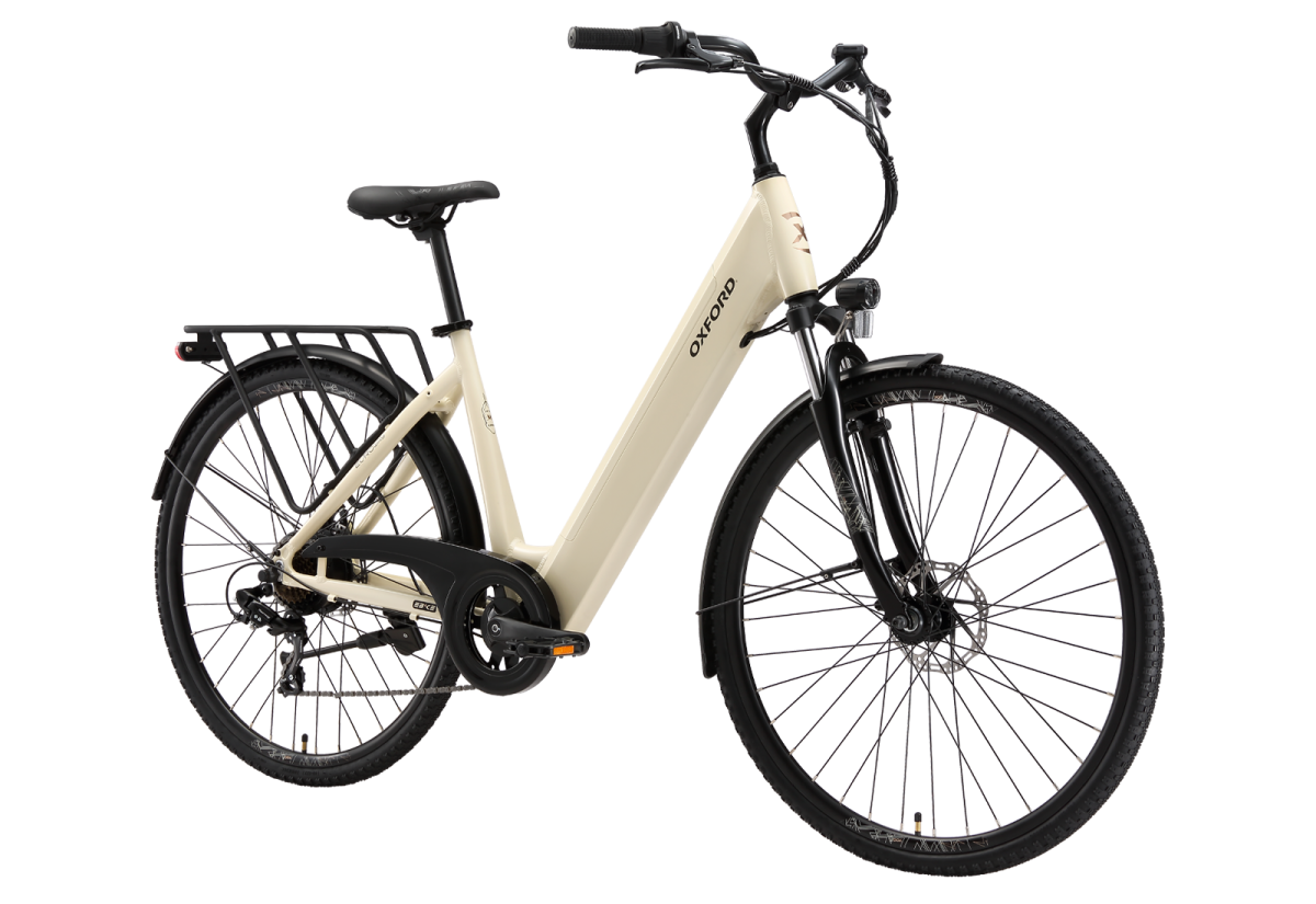 Bicicleta Eléctrica Oxford 28 Euroway 7V Marfil