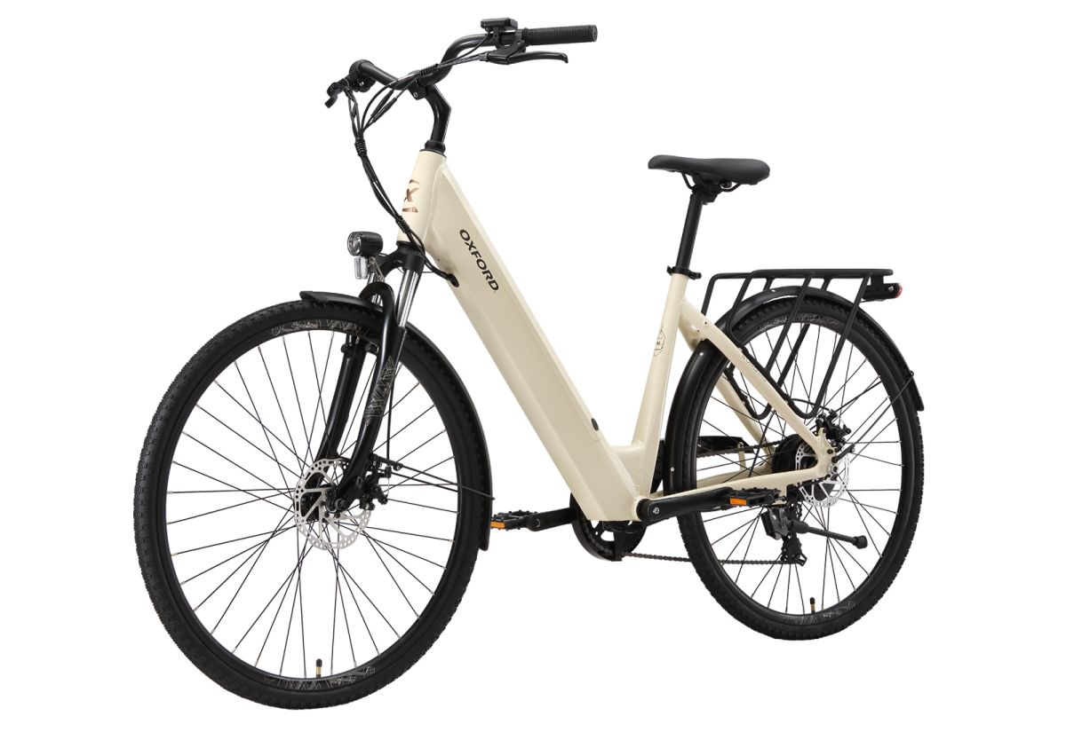 Bicicleta Eléctrica Oxford 28 Euroway 7V Marfil