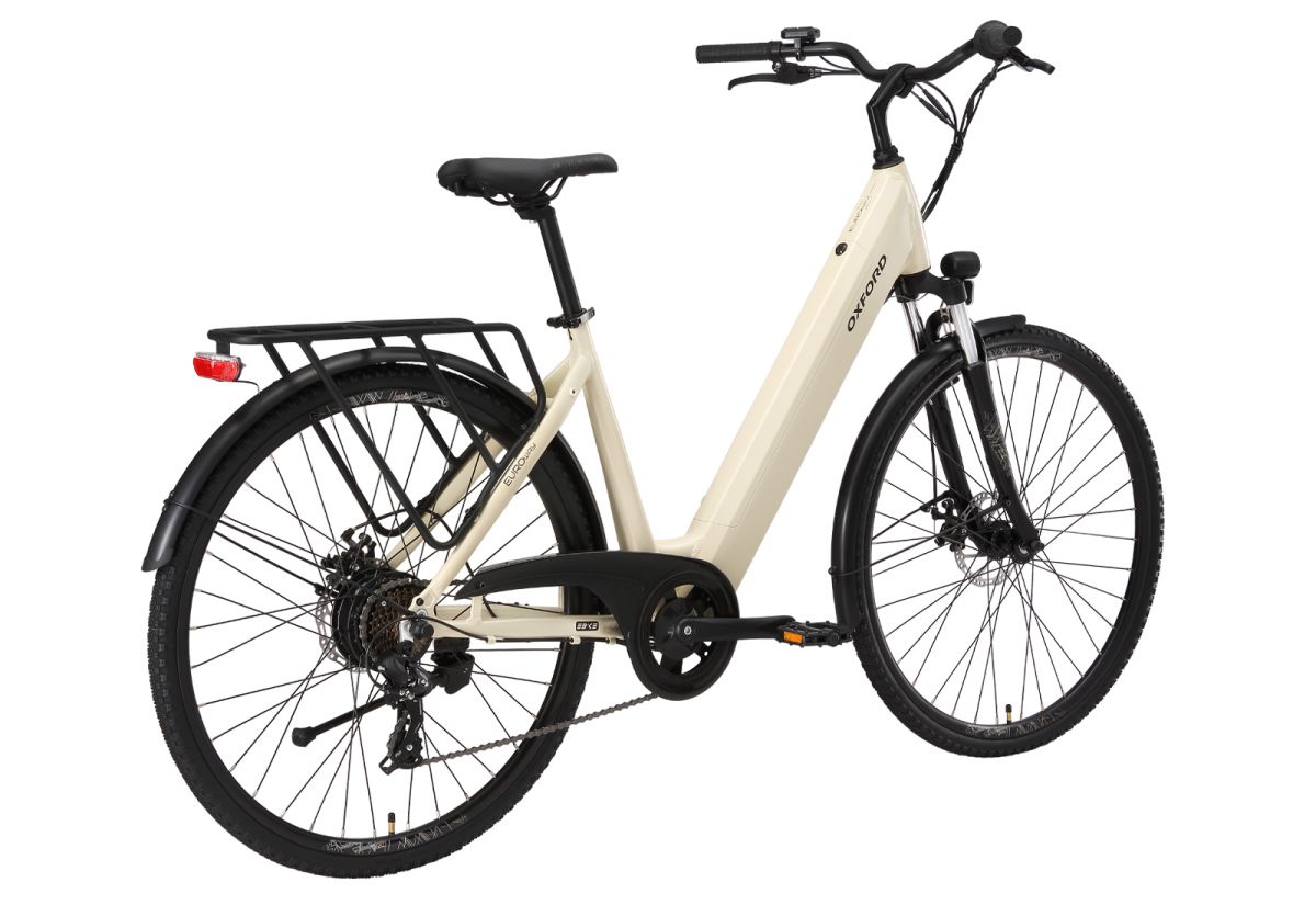 Bicicleta Eléctrica Oxford 28 Euroway 7V Marfil
