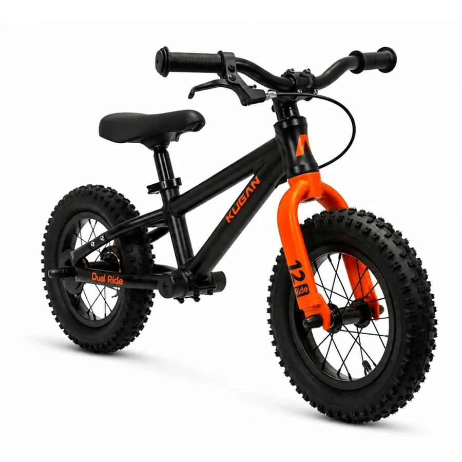 Bicicleta Niño Kugan Dual Ride 12 Black Orange