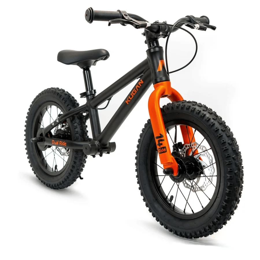 Bicicleta Niño Kugan 2 en 1 Dual Ride 14 Black Orange