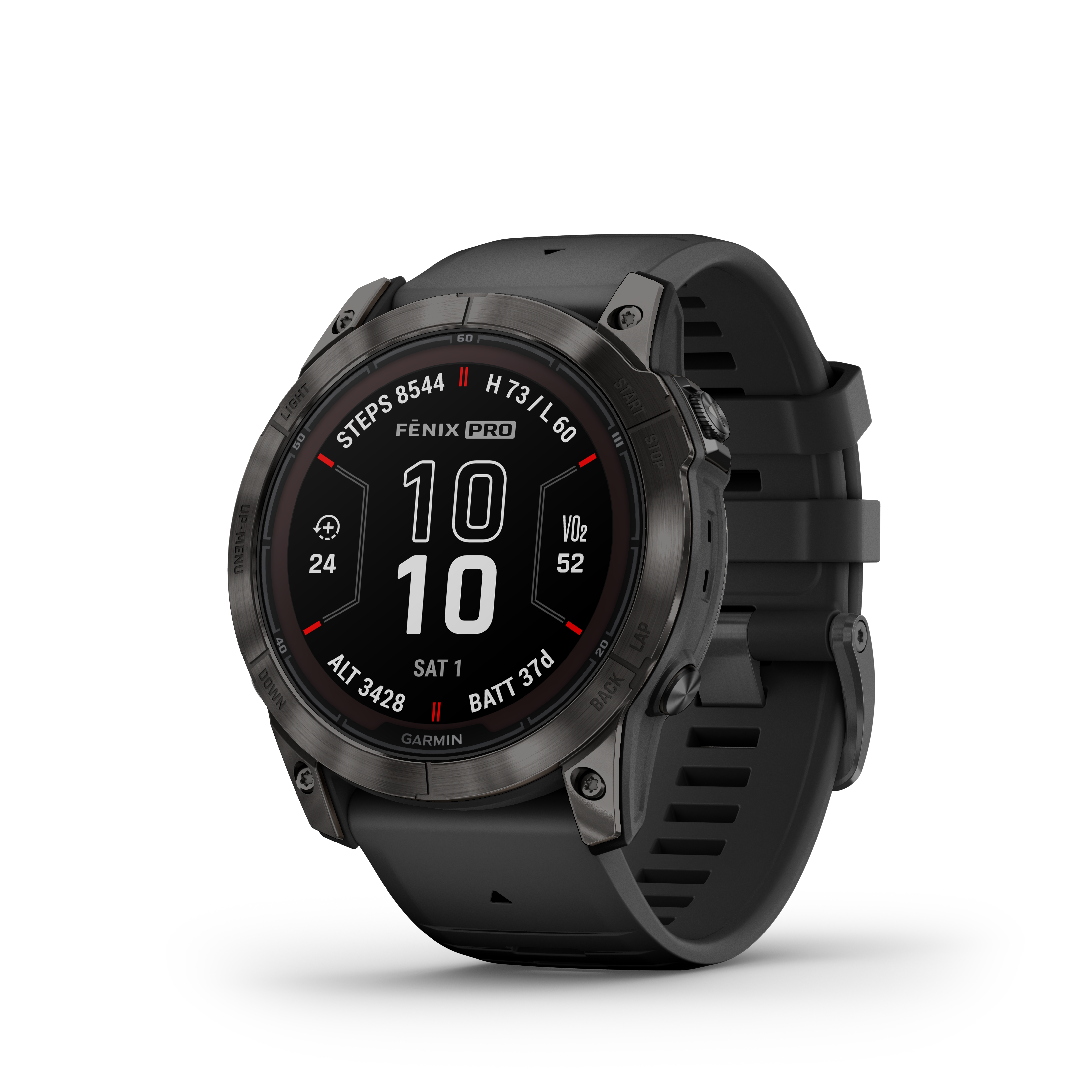 Garmin fēnix® 7X Pro – Sapphire Solar Edition Titanio DLC Gris Carbon Correa Negrafenix® - Rideshop