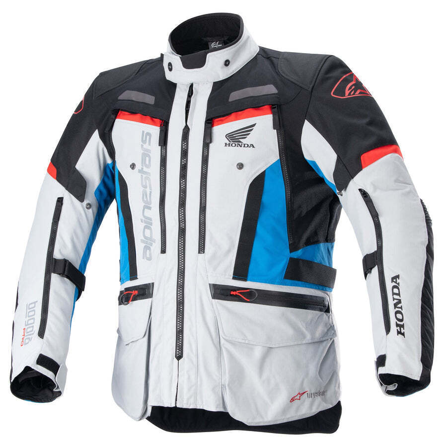 Chaqueta Moto Alpinestars Honda Bogota Pro Drystar® Blanca/Negro