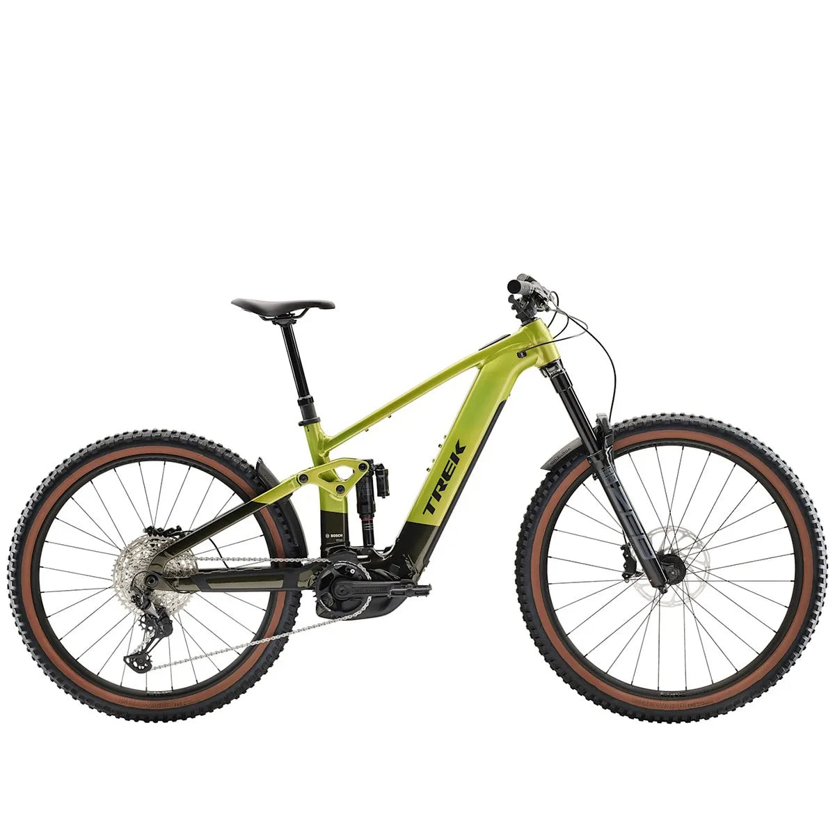 Bicicleta Eléctrica MTB Trek Rail+ 8 Gen 5 Verde