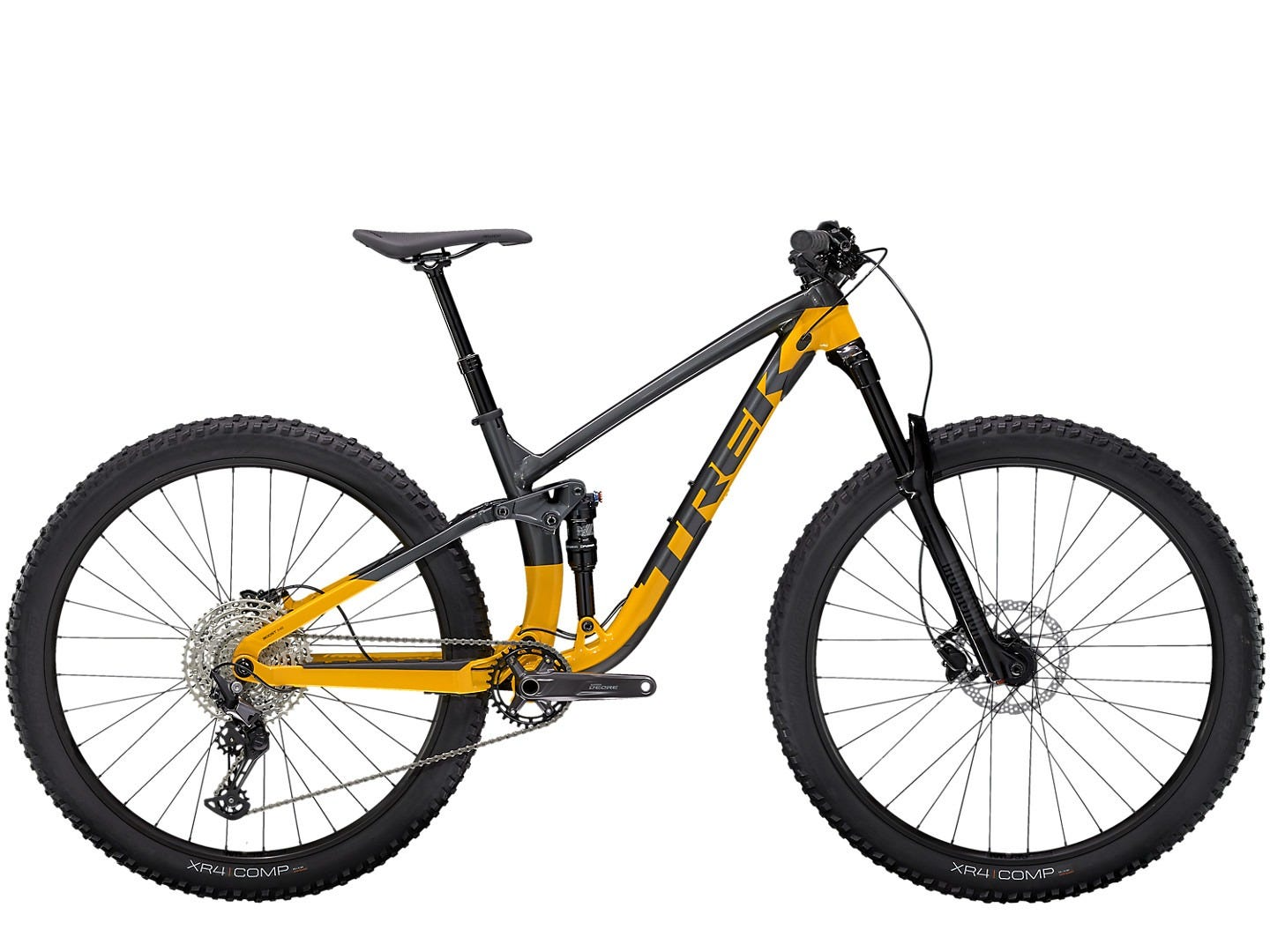 Bicicleta Enduro Trek Fuel EX 5 Gris-Amarillo 5ta Gen