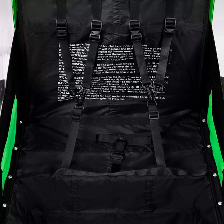 Carro Arrastre Trailer para Bicicletas 2 Niños BeRide