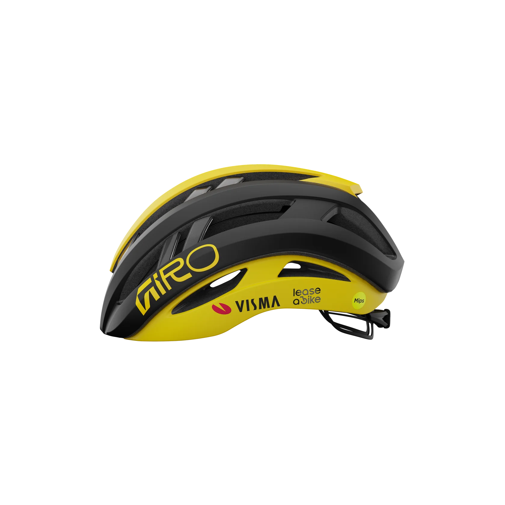 Casco Giro Aries Spherical Team Visma Black/Yellow