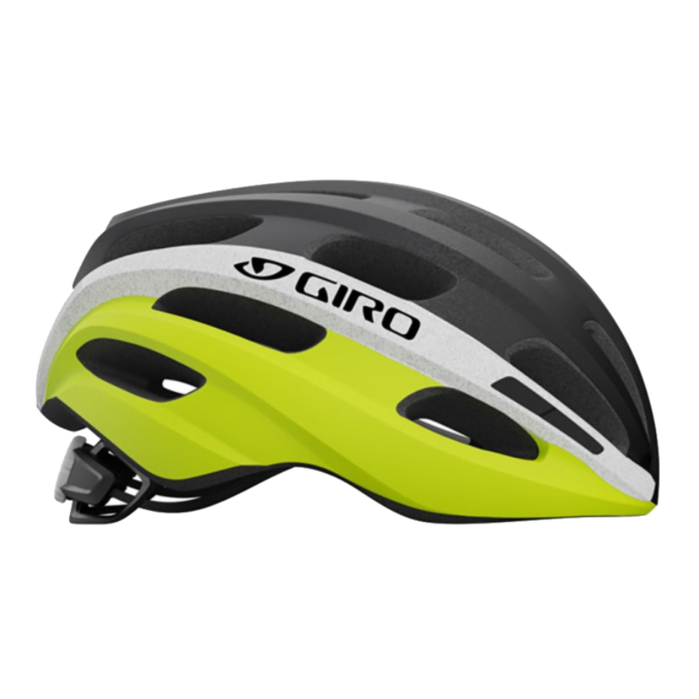 CASCO GIRO ISODE MAT BLK FD/HI YELLOW