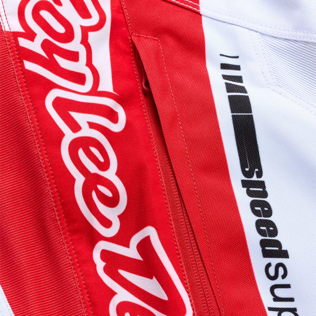 Troy Lee Designs Pantalones de Moto GP PRO Frames Blanco/Rojo