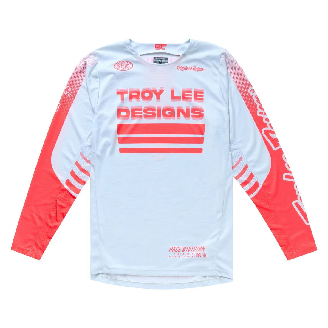 Troy Lee Designs Polera de Moto GP Pro Segment Vapor/Rojo