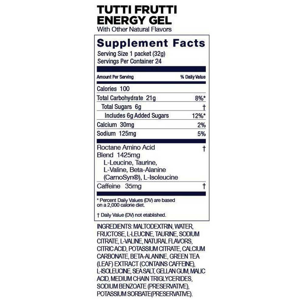 GU Energy Box Roctane Energy Gel, Tutti Frutti - Rideshop