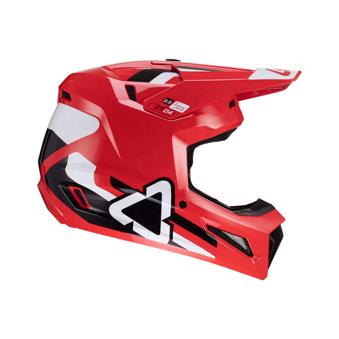 Leatt Casco Moto 3.5 Niño V24 Red - Rideshop