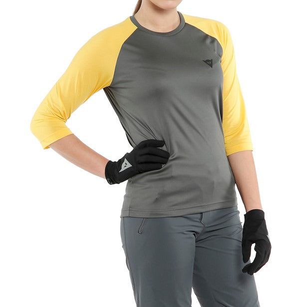 JERSEY DAINESE HG BONDY 3/4 WMN DARK-GRAY/YELLOW