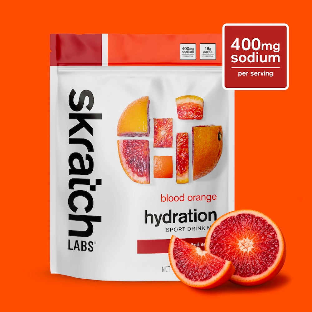 Skratch Labs Hydration Sport Drink Mix Naranja Sanguina – Bolsa 440 g (20 porciones)