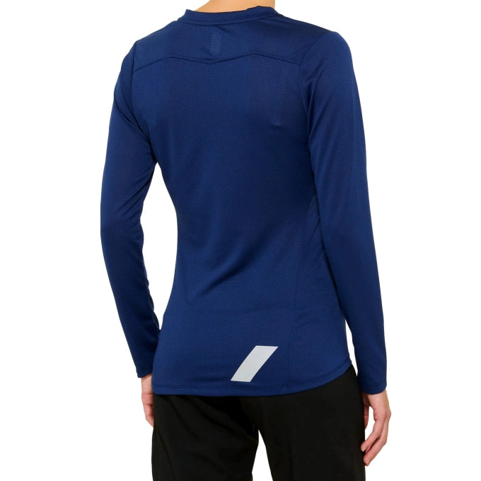 100% Polera Ridecamp Long Sleeve Black/Charcoal - Rideshop