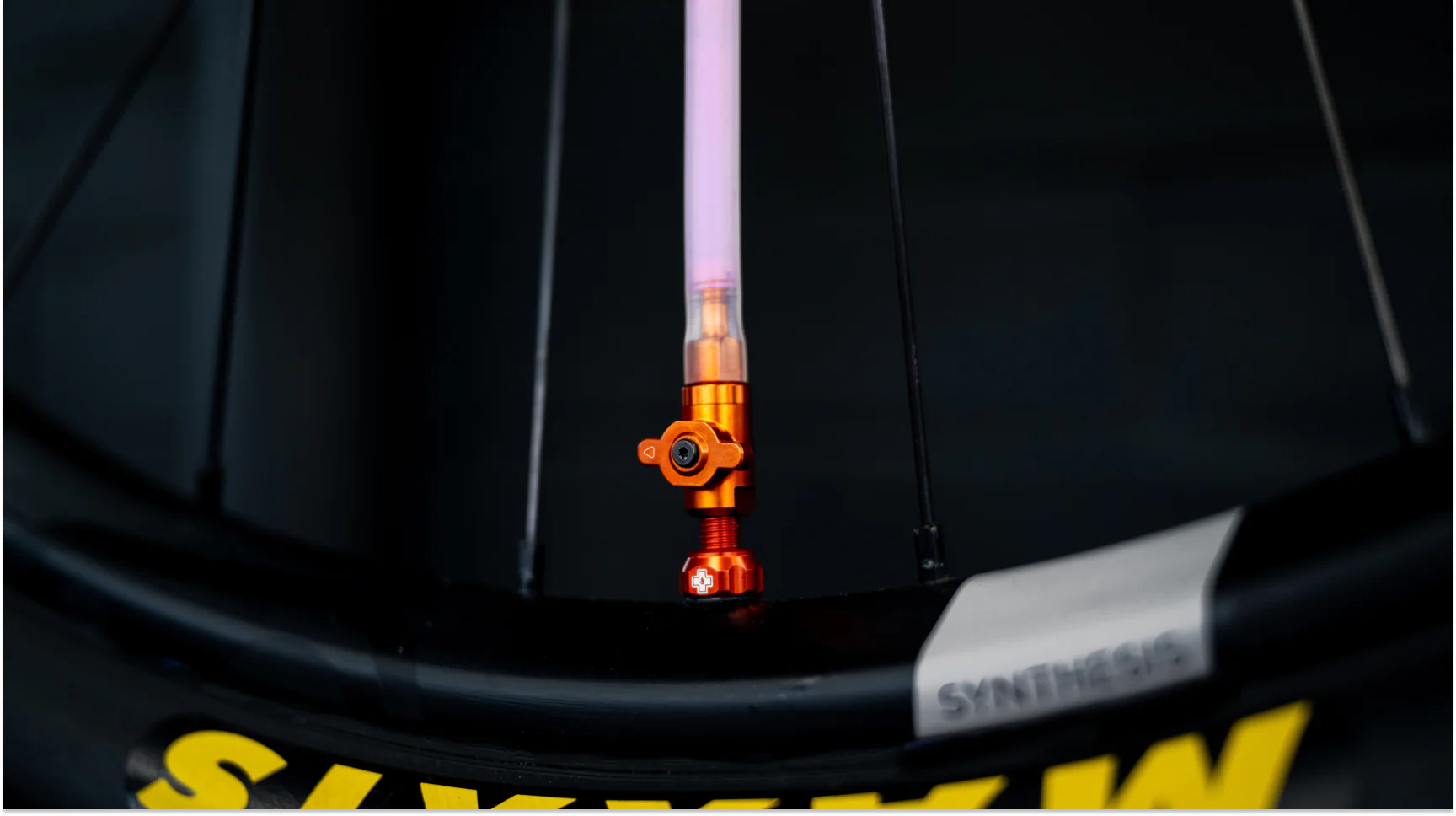 VALVULA TUBULAR BIG BORE LITE LARGE 45MM MUC-OFF - ORANGE