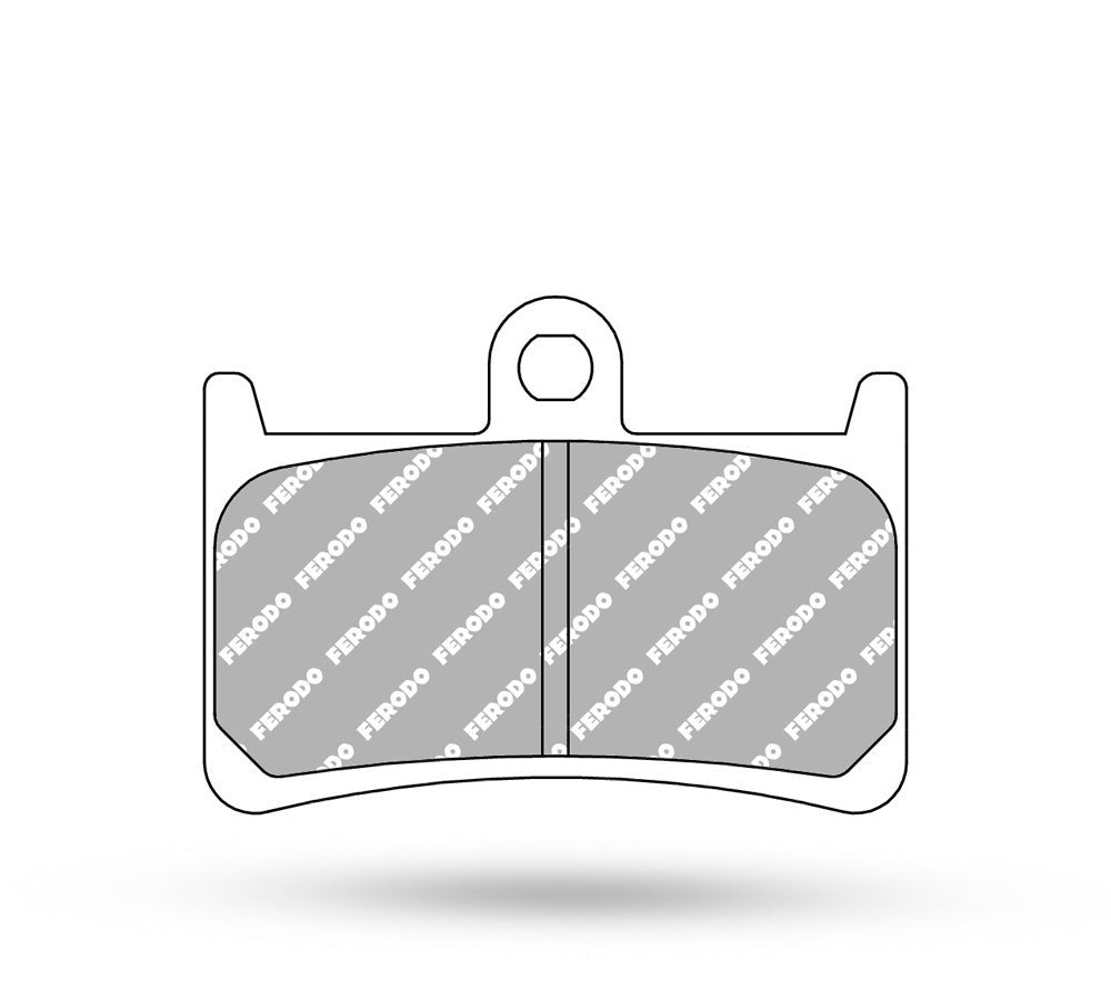 Pastillas de freno sinterizadas (Road) FDB605ST (Yamaha / Suzuki) | Ferodo