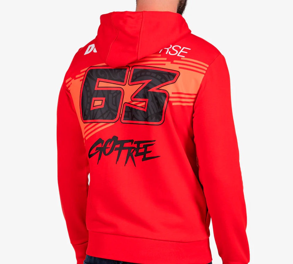 Poleron / Sudadera con capucha 63 Ducati Corse | VR46