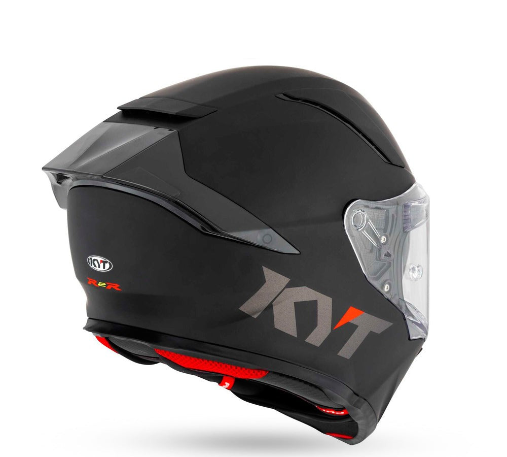Casco integral full face modelo R2R Plain Matt Black | KYT Helmets