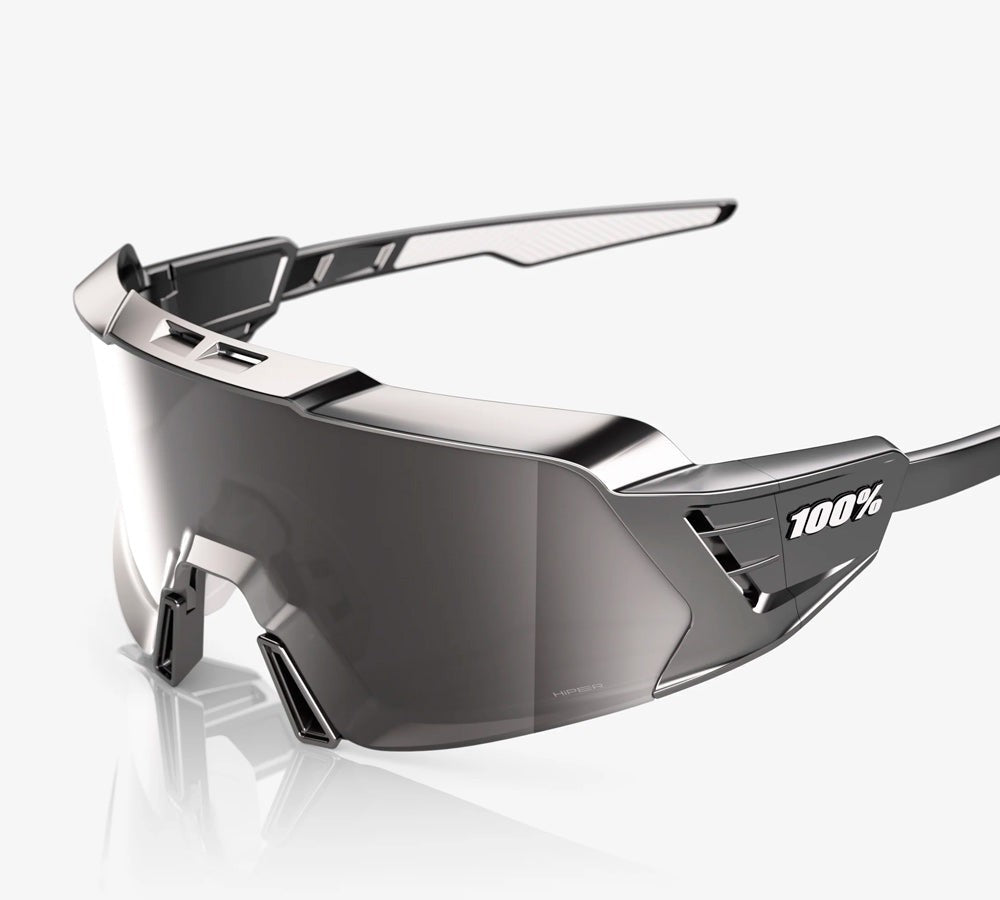 Lentes Korbin X Gloss Black Chrome - HiPER Silver Lens | 100 Percent