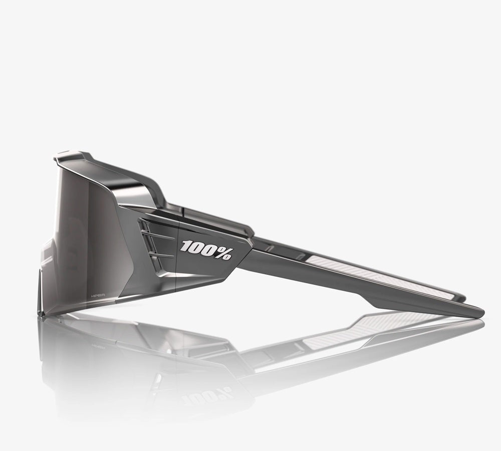 Lentes Korbin X Gloss Black Chrome - HiPER Silver Lens | 100 Percent