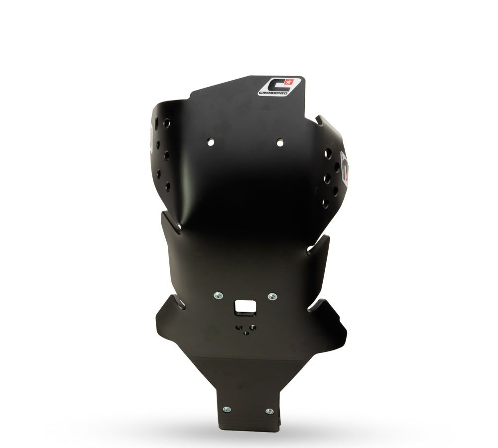 Protector de carter y basculante (negro) Hard X 8.0 DTC para Sherco SEF 250/300R '21 - '25 | CrossPro
