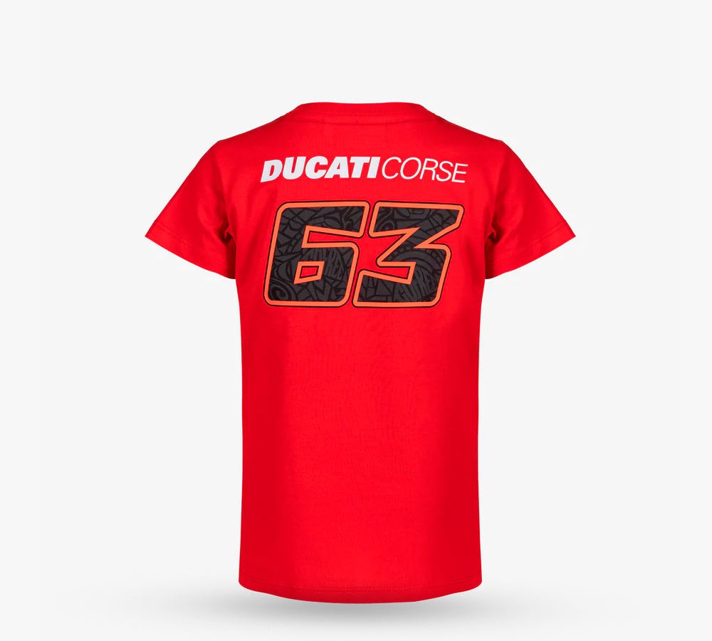 Polera / camiseta infantil Ducati Corse 63 Bagnaia | VR46