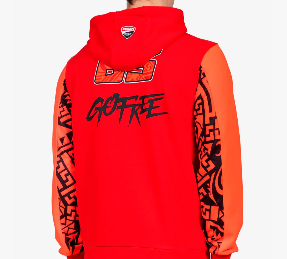 Poleron / Sudadera con capucha y cierre Ducati 63 Bagnaia | VR46