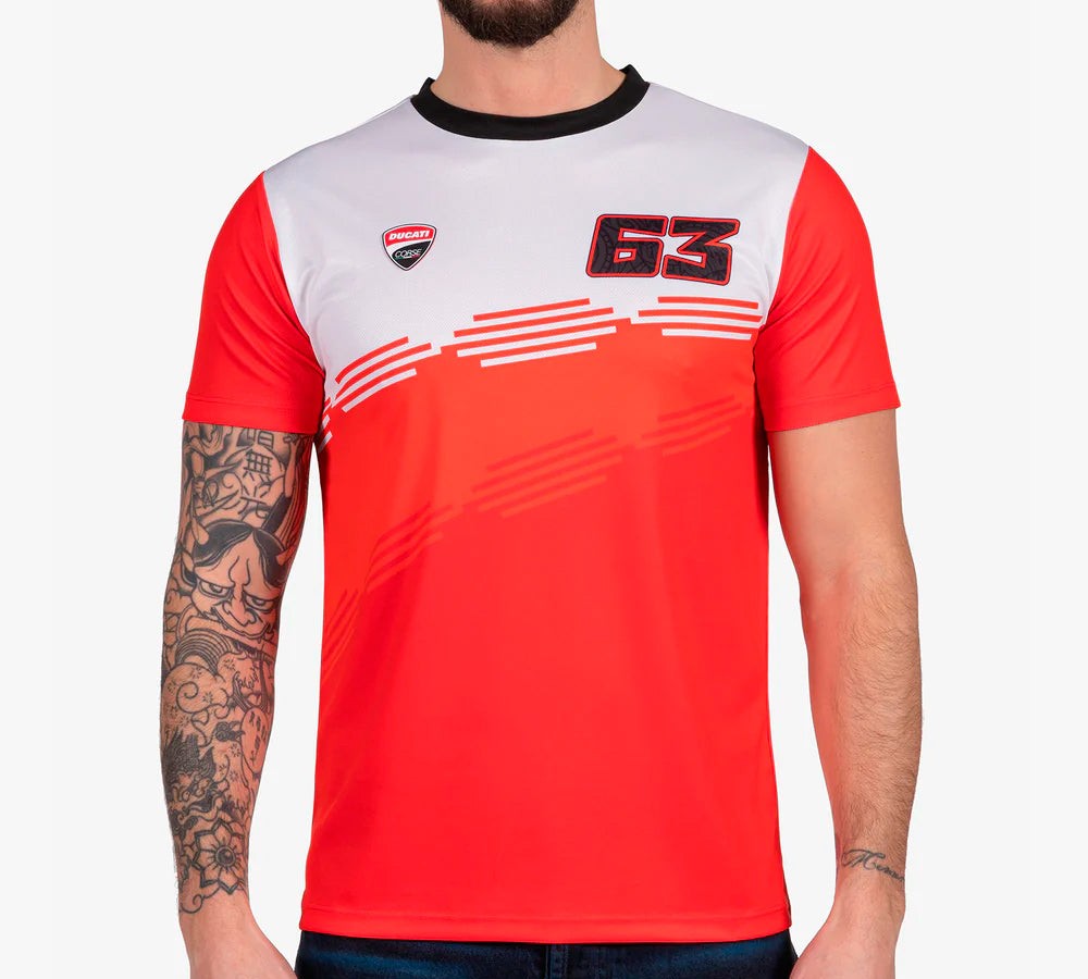 Polera / camiseta Ducati Corse Bagnaia 63 Go Free | VR46