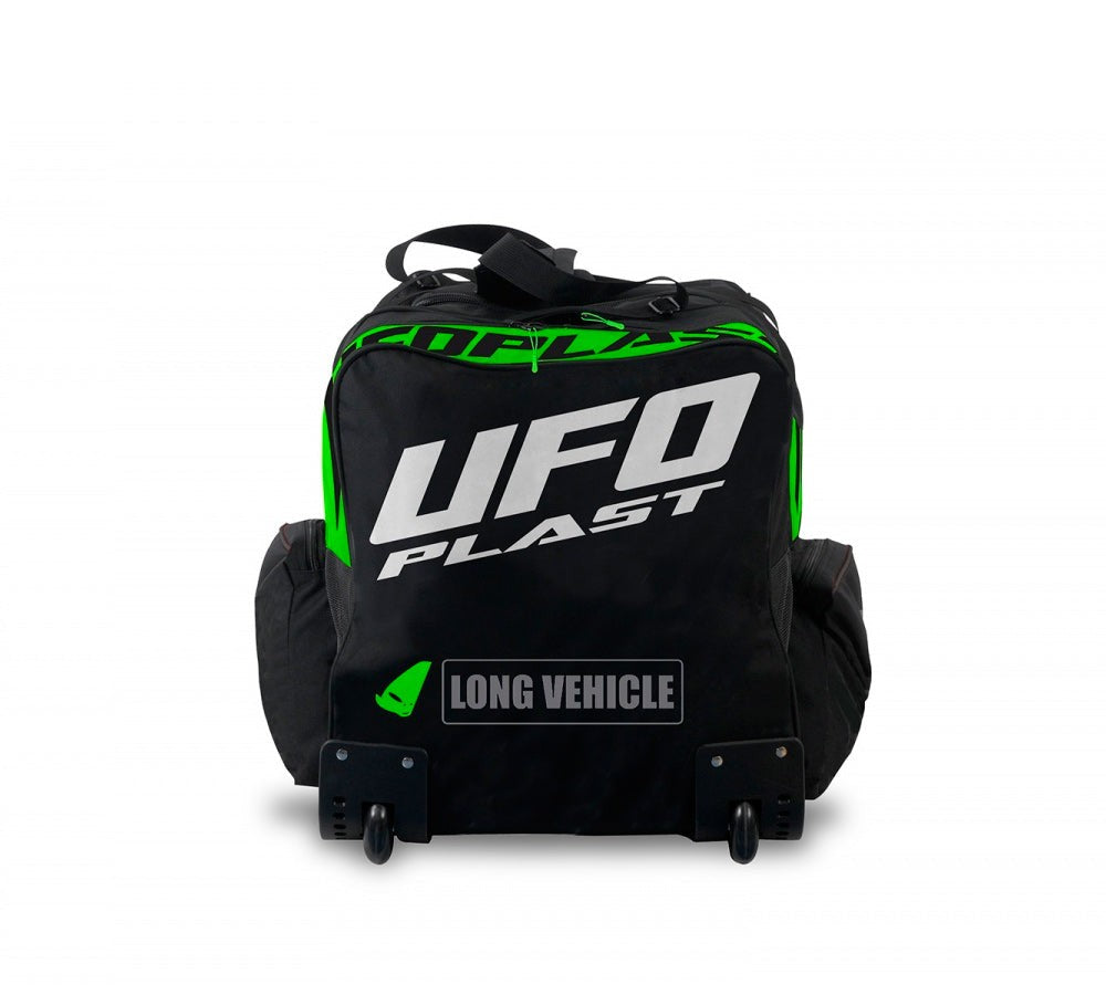 Bolso con ruedas modelo Troley negro/verde | UFO Plast