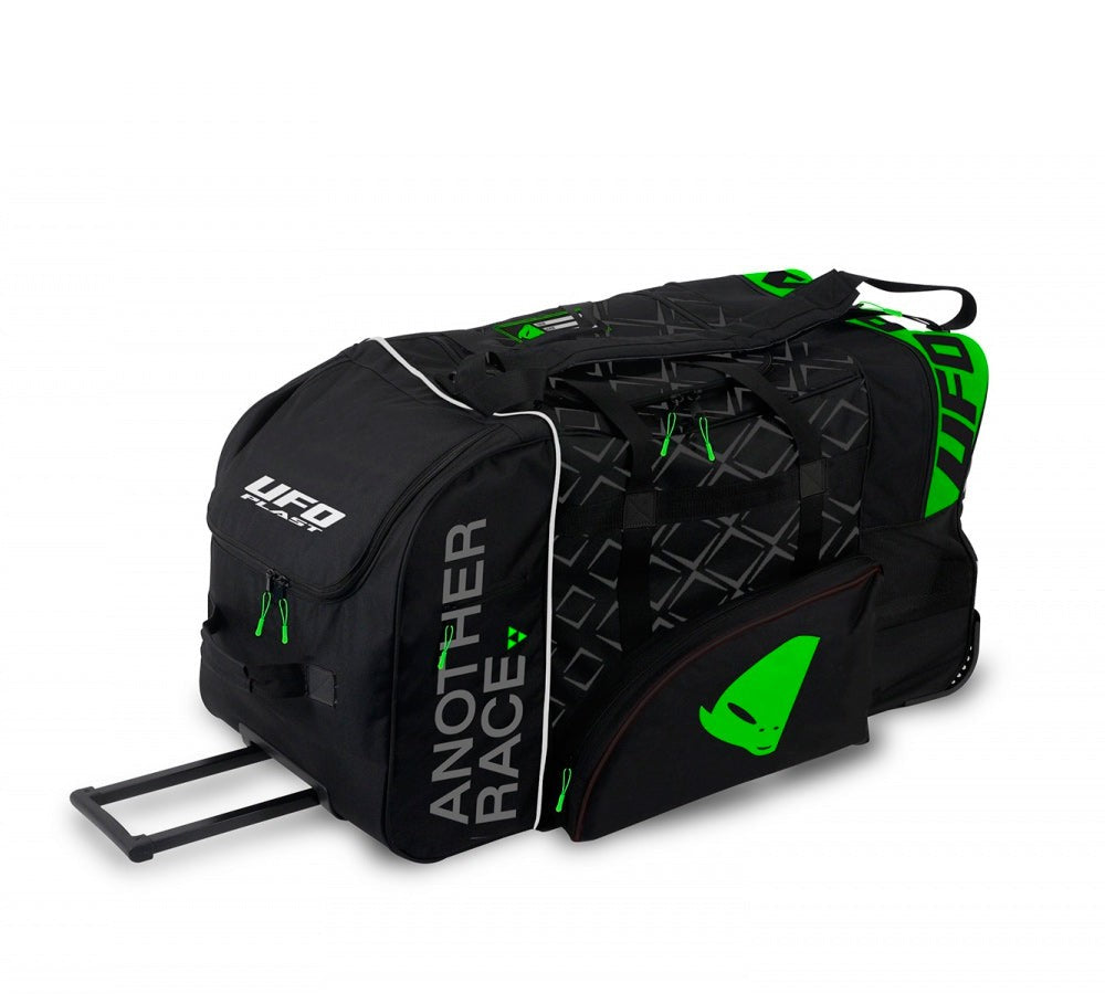 Bolso con ruedas modelo Troley negro/verde | UFO Plast
