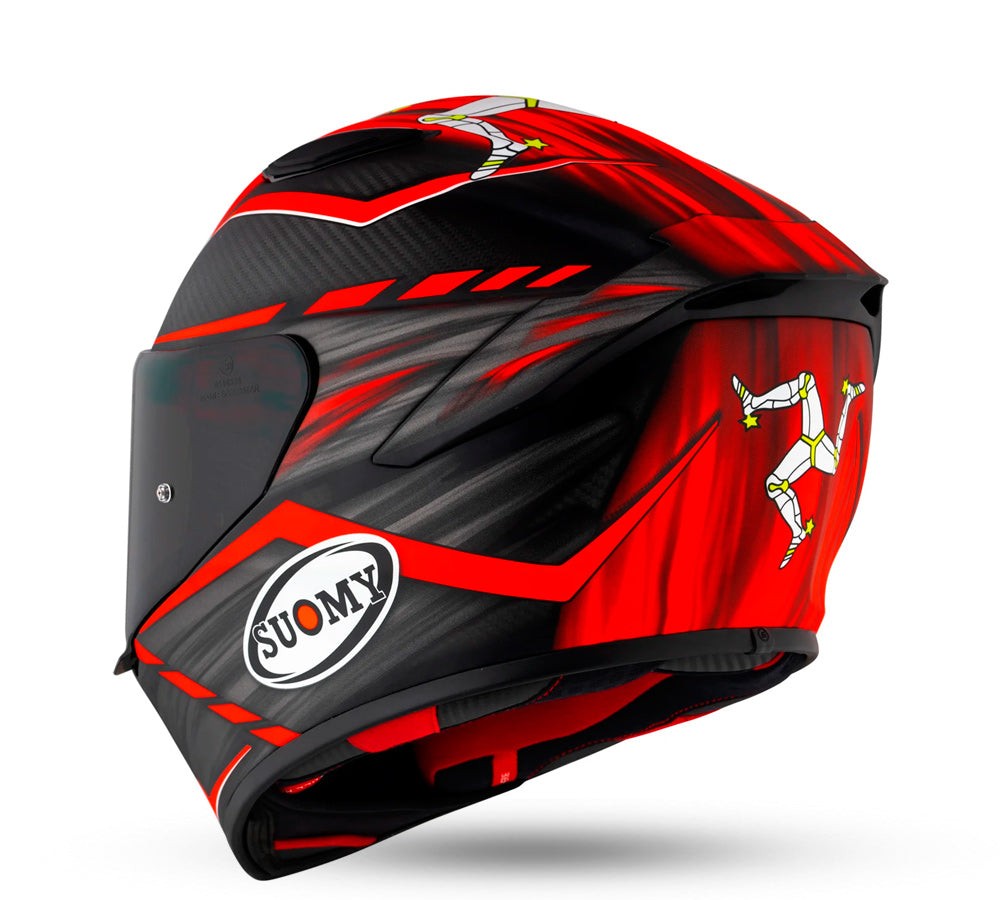 Casco integral de carrera modelo TX-Pro Johnson Replica Red Matt | Suomy