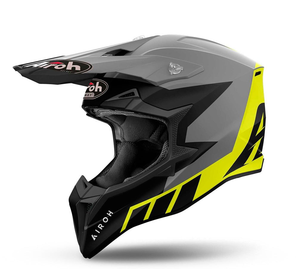 Casco Off-Road modelo WRAAAP Reloaded Yellow Matt | AIROH