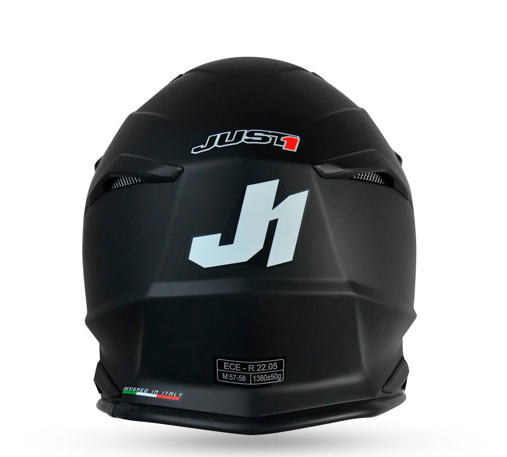 Casco motocross / enduro modelo J-39 Solid Black | Just 1 Racing