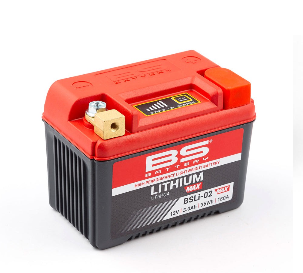 Bateria de litio Extrem BSLI-02 MAX para Gas Gas, Husqvarna, KTM, Sherco, Kawasaki | BS Battery