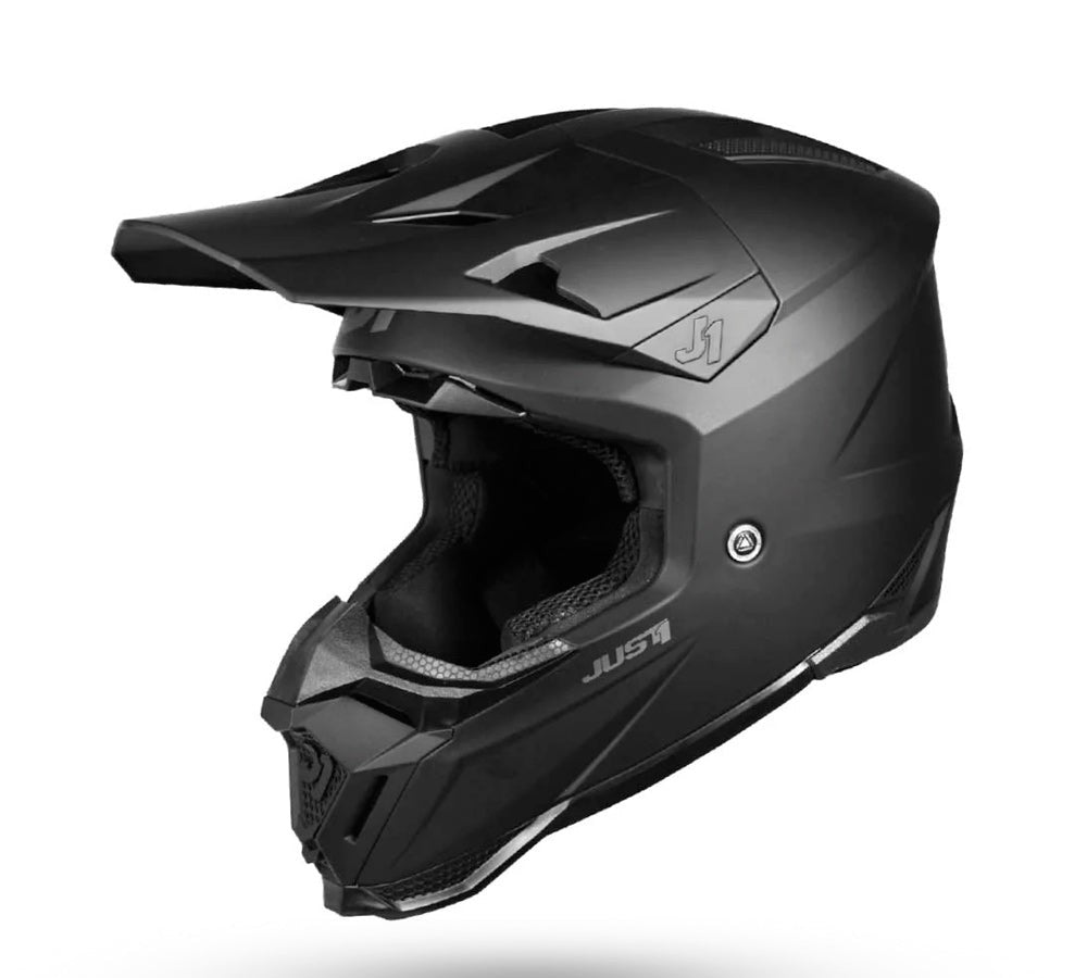 Casco para motocross / enduro modelo J-40 Solid Black Matt | Just 1 Racing