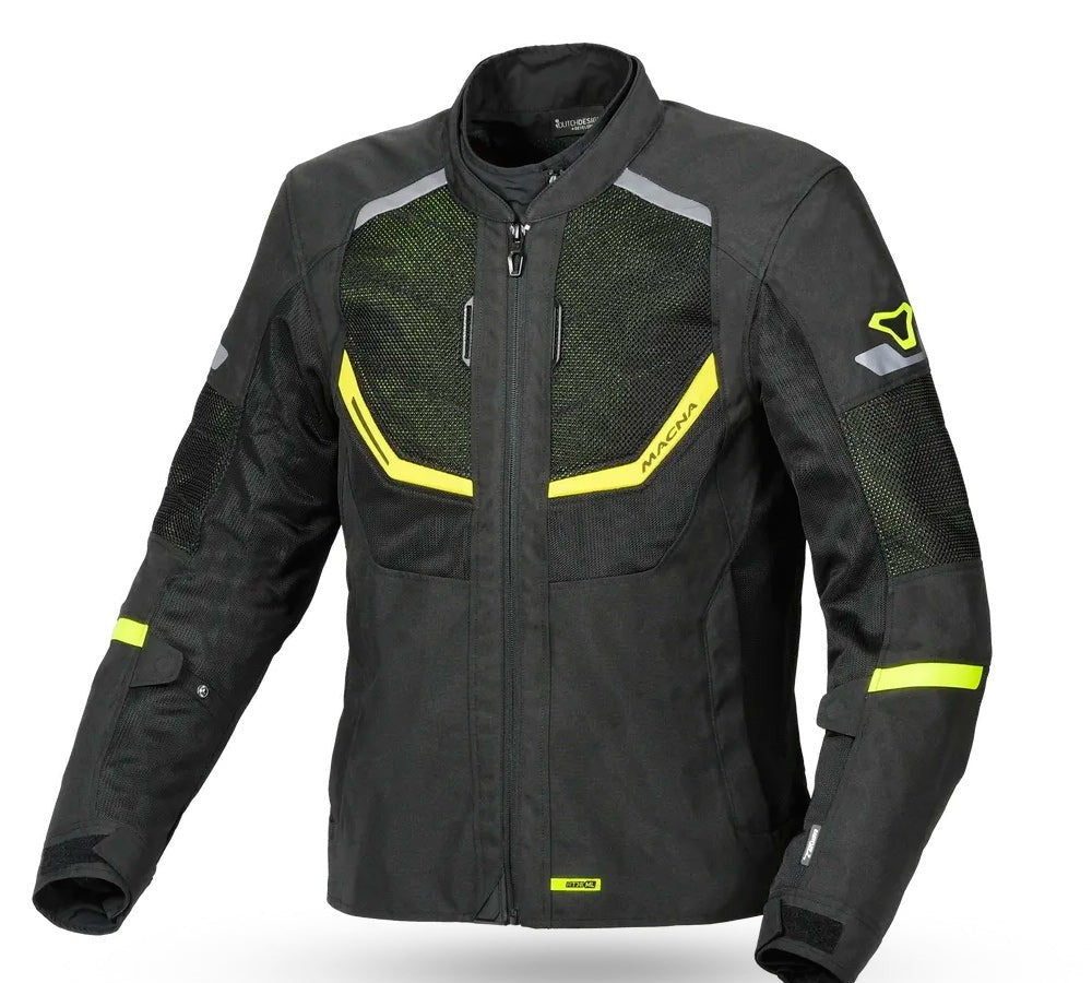 Chaqueta verano modelo Tondo. Color negro/fluo | Macna