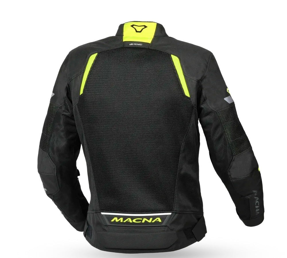 Chaqueta verano modelo Tondo. Color negro/fluo | Macna