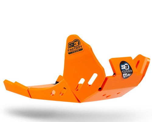 Protector de Carter/Motor HDPE Bunker Orange en 8mm para KTM | S3 Parts