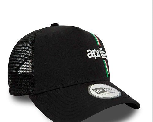Gorra Trucker Aprilia A-Frame New Era Black