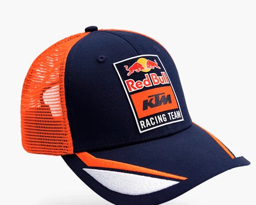 Gorra Turbo Trucker visera curva Navy/Orange RedBull KTM Racing